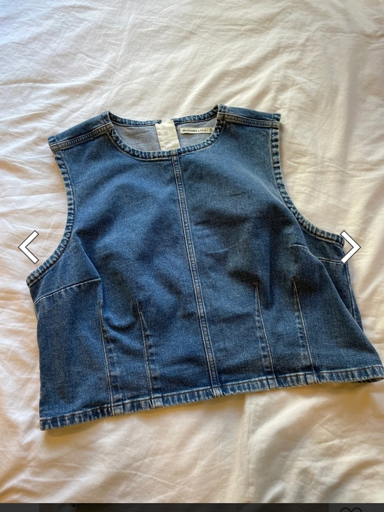 Abercrombie & Fitch Tops - Abercrombie & Fitch Light Blue Denim Top
